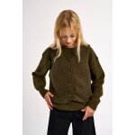 Veste sans manches, imitation mouton khaki