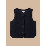 Veste sans manches en sherpa gar�on encre