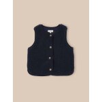 Veste sans manches en sherpa marine