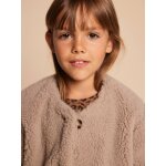 Veste sherpa double lopard collection capsule mre - fille envie de fraise taupe