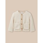 Veste en sherpa ecru
