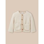 Veste en sherpa fille ecru