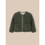 Veste en sherpa fille vert