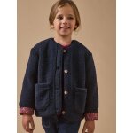 Veste en sherpa marine