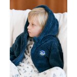 Veste sherpa nuit garçon bleu nuit Veste sherpa nuit garçon bleu nuit