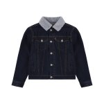 Veste sherpa trucker bleu Veste sherpa trucker bleu