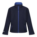 Veste softshell polyester ablaze bleu marine / bleu roi