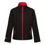Veste softshell polyester ablaze noir / rouge classique