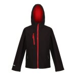 Veste softshell polyester ablaze noir / rouge classique