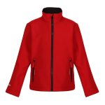 Veste softshell polyester ablaze rouge classique / noir