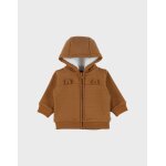 Veste sweat  capuche en sweatoloudoux marron