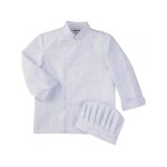 Veste et toque de chef - 6  8 ans blanc