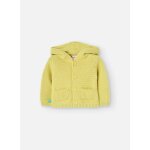 Veste en tricot avec capuche et fermeture par boutons vert Veste en tricot avec capuche et fermeture par boutons vert