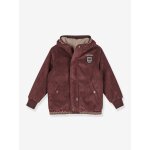 Veste en velours enfant r�versible juuri cord finkid, imperm�able bordeaux