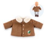 Veste velours petit explorateur pour poupon 36 cm multicolore