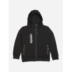 Veste zippé À capuche noir Veste zippé À capuche noir