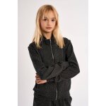 Veste zipp�e � pois dark grey