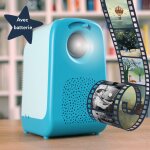Vid�oprojecteur sur batterie pour enfants 3 - 10 ans bleu
