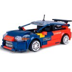 Voiture citro�n c4 wrc 329 pi�ces bleu