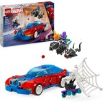 La voiture de course de spider - man contre le bouffon vert venomis� 76279 multicolore