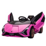 Voiture Électrique enfant 12v sián sous licence lamborghini, télécommande, effets sonores, lumineux rose ... Voiture Électrique enfant 12v sián sous licence lamborghini, télécommande, effets sonores, lumineux rose ...