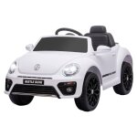 Voiture lectrique enfant volkswagen beetle dune 12v 5 km / h max. tlcommande nombreux effets blanc ...