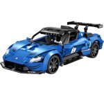 Voiture maserati gt2 549 pi�ces bleu