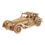 Voiture de sport souris rapide maquette en bois � construire, puzzle 3d m�canique � moteur � ressort ...