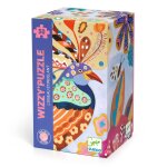 Wizzy puzzle l'oiseau Étincelant 50 pièces multicolore Wizzy puzzle l'oiseau Étincelant 50 pièces multicolore