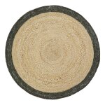 Yhuki tapis jute & laine olive Yhuki tapis jute & laine olive
