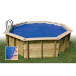 Bche  bulles pour piscine azura 410 x 120
