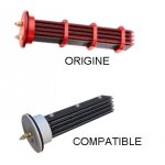 Cellule compatible pacific 160 9 plaques 245x42 mm culot rouge