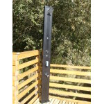 Douche solaire droite alu 28l black