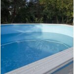 Liner uni overlap pour piscine hors - sol 7. 30m x 3. 70m - h 1. 22m