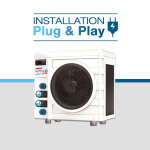 Nano action 3 kw 21m3 poolex pompe a chaleur