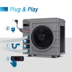Nano action réversible 5 kw 35m3 poolex pompe à chaleur piscine Nano action réversible 5 kw 35m3 poolex pompe à chaleur piscine