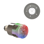 Projecteur led couleur mini - brio x15 avec enjoliveur mini - chroma anthracite