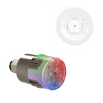 Projecteur led couleur mini - brio x15 avec enjoliveur mini - chroma blanc
