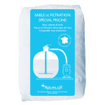 Sable de filtration spcial piscine - couche filtrante 0, 4 - 1, 4 mm, sac de 20 kg