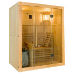 Sauna vapeur sense 3 places avec poêle 3, 5 kw Sauna vapeur sense 3 places avec poêle 3, 5 kw