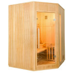 Sauna vapeur zen 3 - 4 places avec poêle 4, 5 kw Sauna vapeur zen 3 - 4 places avec poêle 4, 5 kw