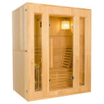 Sauna vapeur zen 3 places avec poêle 4, 5 kw Sauna vapeur zen 3 places avec poêle 4, 5 kw