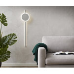 Applique indici 28w 108x30 cm argent led 28w
