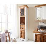 Armoire - haute casa 45x190 cm manguier blanc naturel