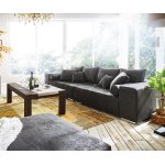 Grand canap� marbeya 285x115 cm anthracite aspect antique 10 coussins grand canap�