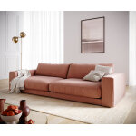 Bigsofa cubico 290x120 cm flachgewebe orange