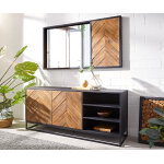 Buffet famke 145 cm mangue teck 2 portes 3 compartiments