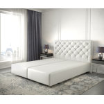 Cadre - de - sommier dream - great 140x200 cuir synth�tique blanc