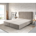 Cadre de sommier dream - well 160x200 microfibre beige