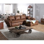 Canap loana 275x185 cm marron avec fonction lit
